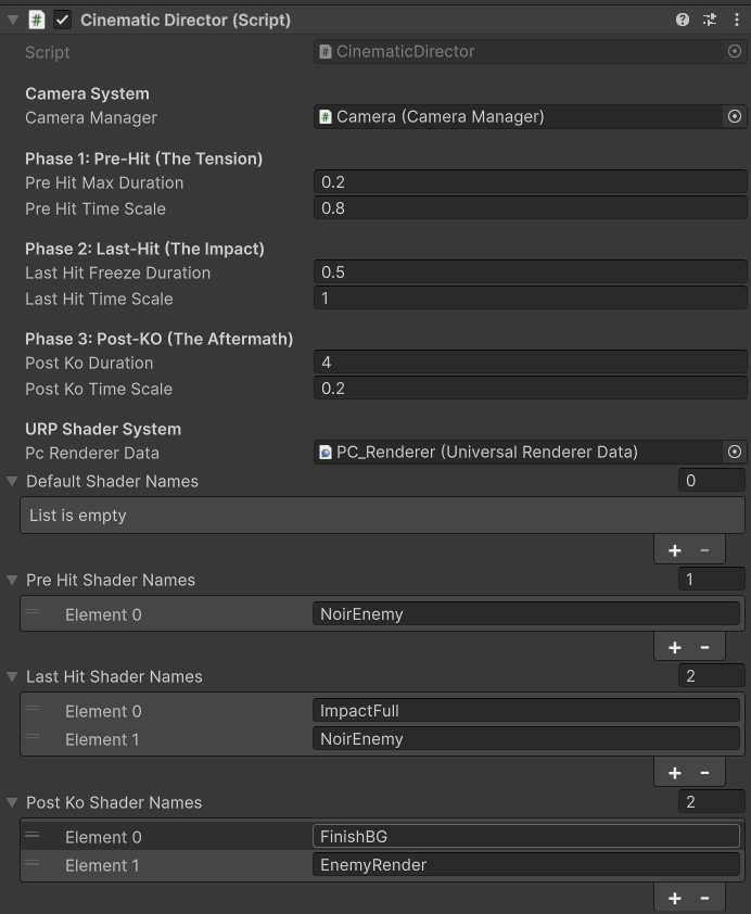 Impact Frame Shader Logic